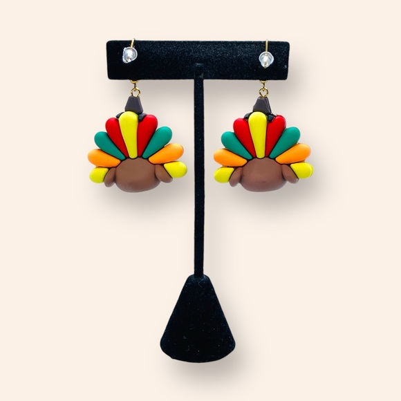 Thanksgiving Pilgrim Turkey  Festive Jewelry - Picture 3 of 8